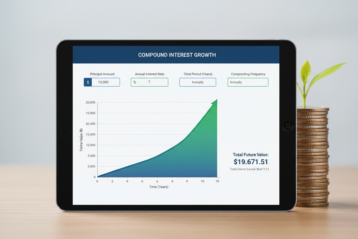 Compound Interest Calculator | Lead Fusion AI