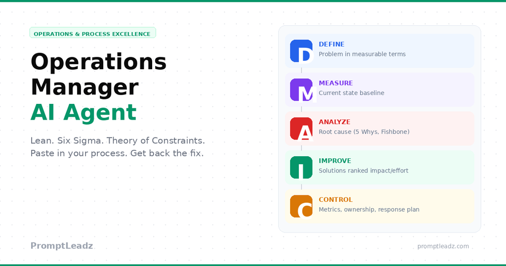 FREE Operations Manager AI Agent