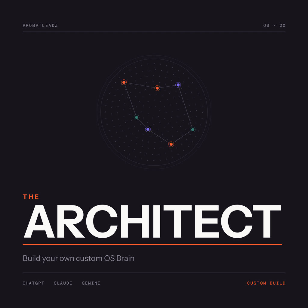 THE ARCHITECT — Build your own custom OS Brain. PromptLeadz.