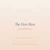 The First Bites baby food reset cover, cream and soft peach, italic serif title