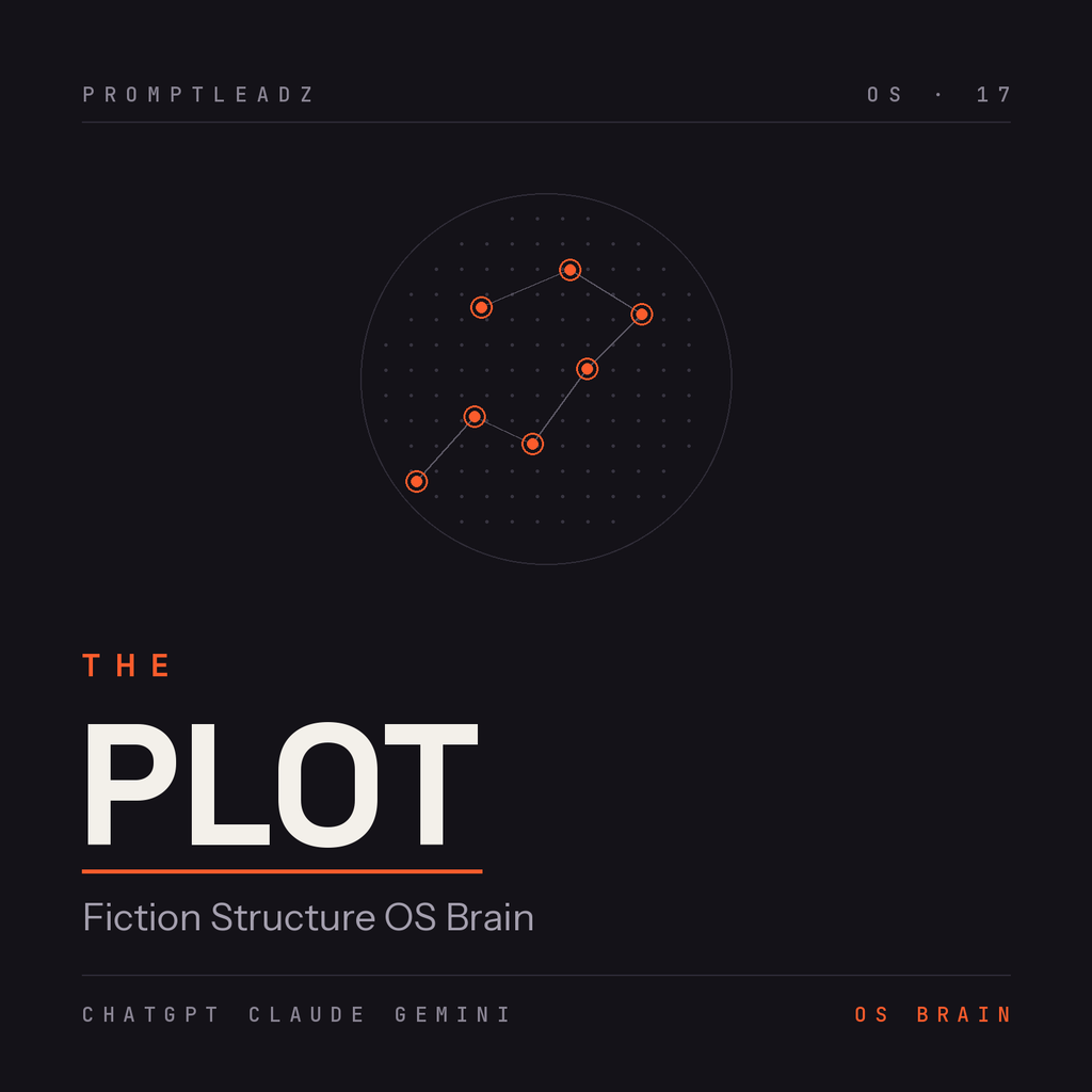 THE PLOT — Fiction Structure OS Brain by PromptLeadz