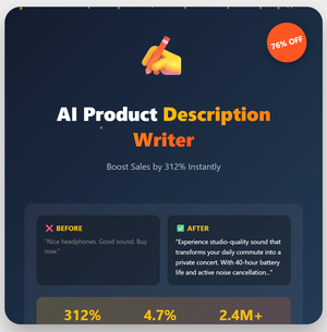 Descriptive image text