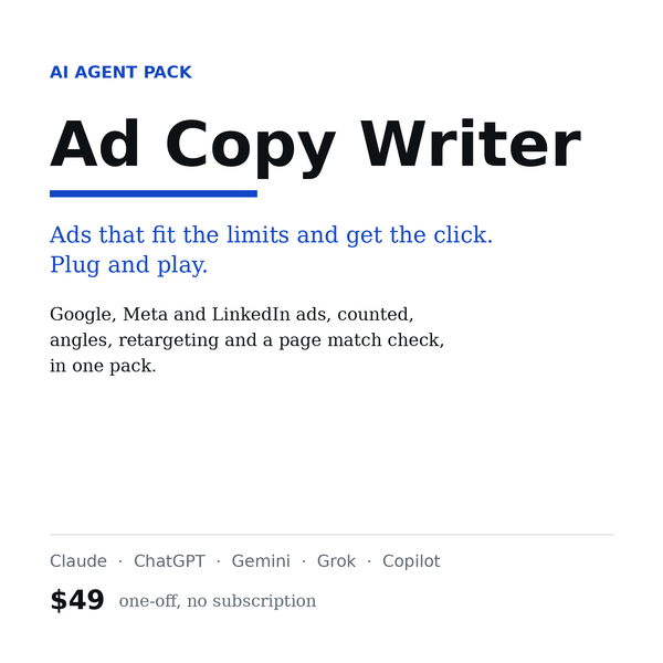 Ad Copy Writer