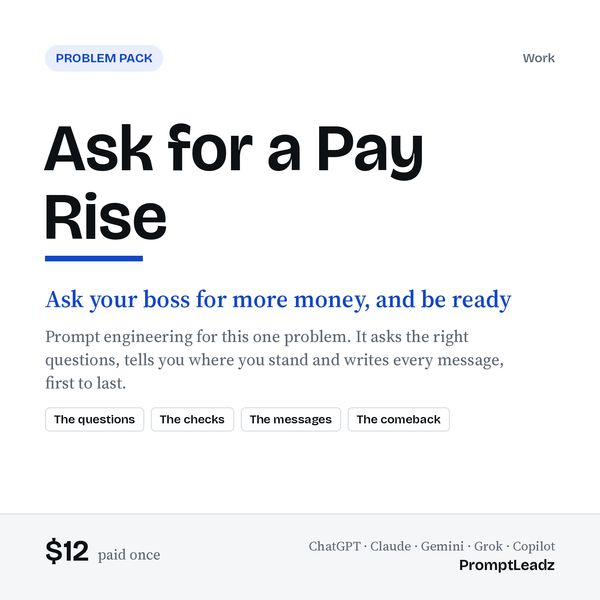 Ask for a Pay Rise