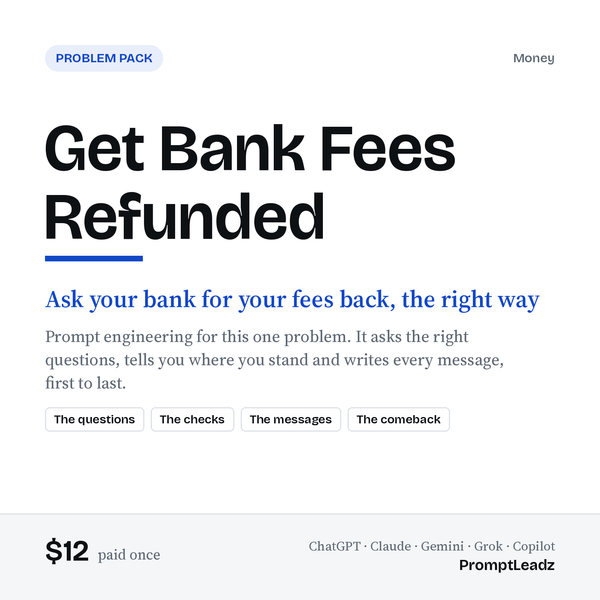 Get Bank Fees Refunded