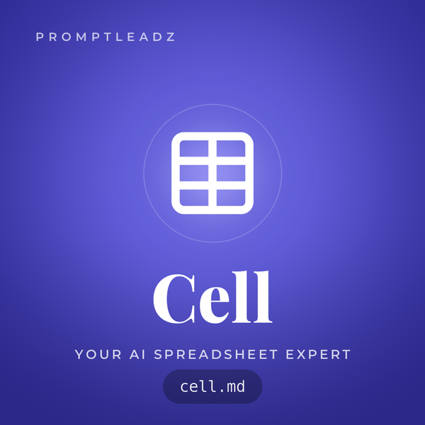 Cell, your AI spreadsheet expert