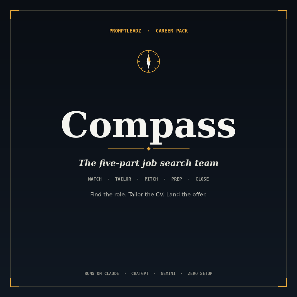 Compass — AI Career Search Team cover