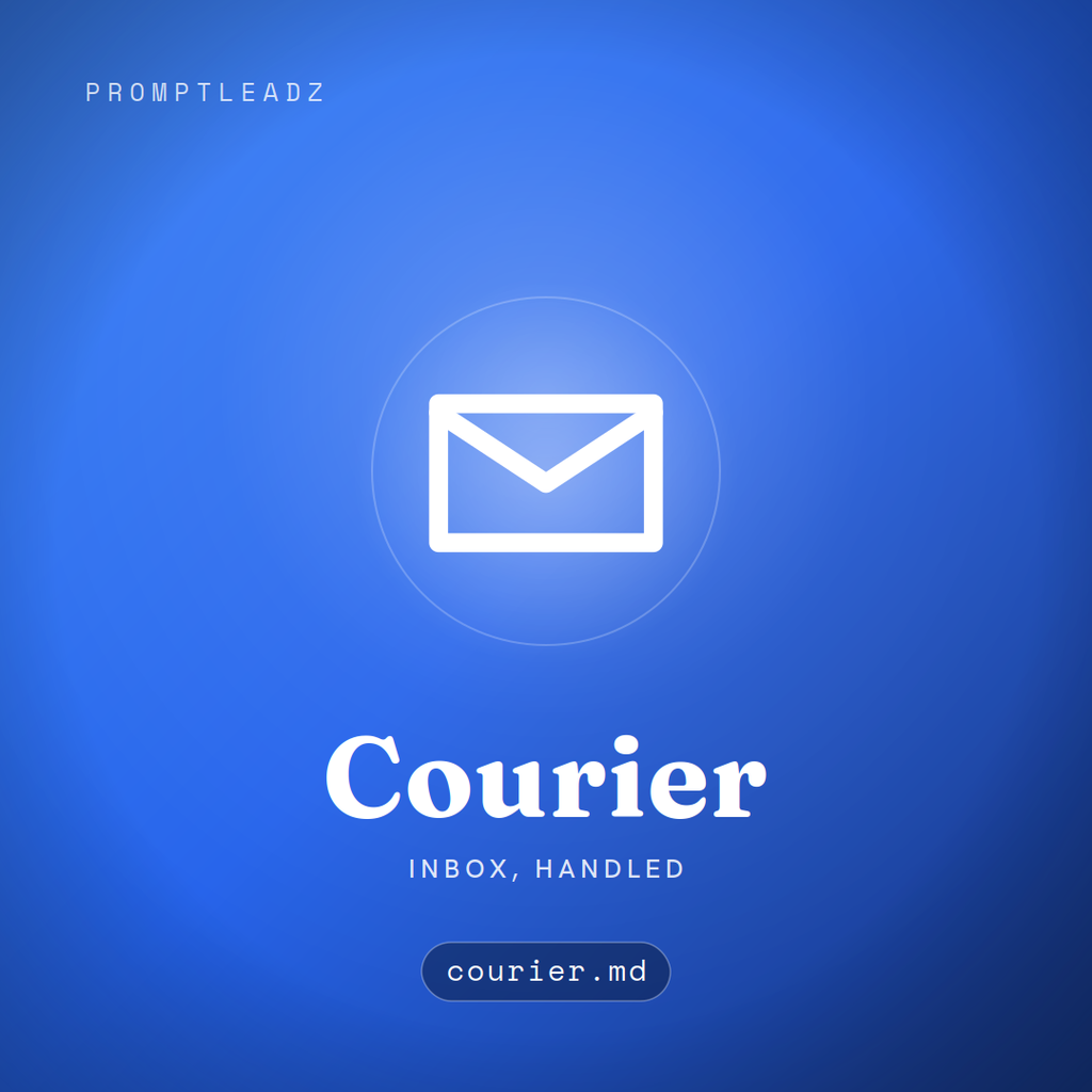 Courier, a PromptLeadz AI assistant