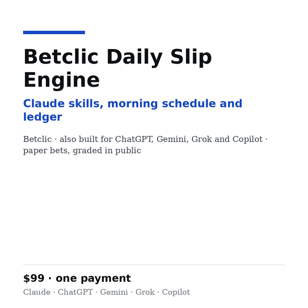 Betclic Daily Slip Engine cover