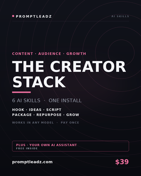 The Creator Stack cover