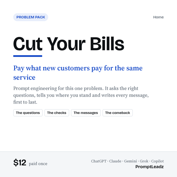 Cut Your Bills