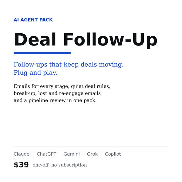 Deal Follow-Up