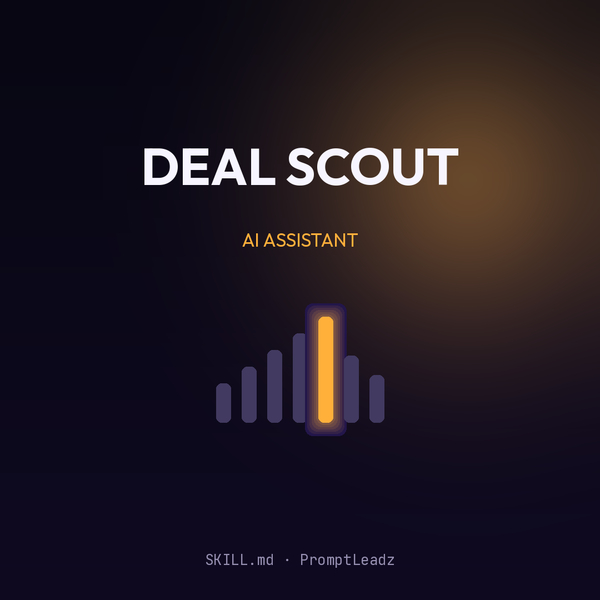 Deal Scout AI assistant cover art