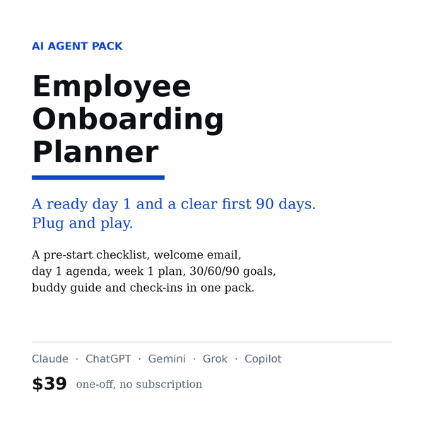 Employee Onboarding Planner