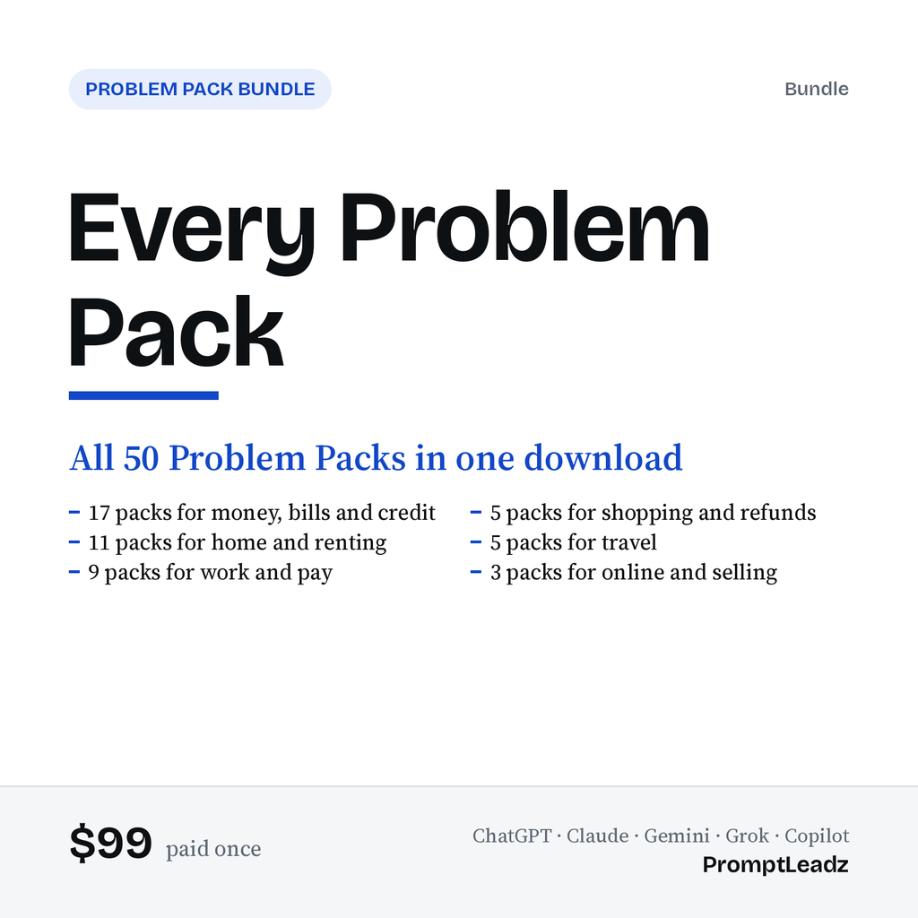 Every Problem Pack: Problem Pack cover