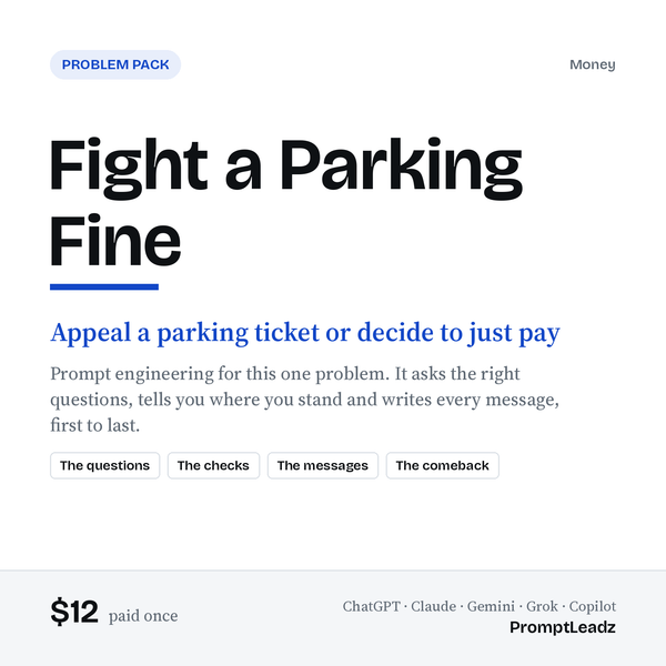 Fight a Parking Fine