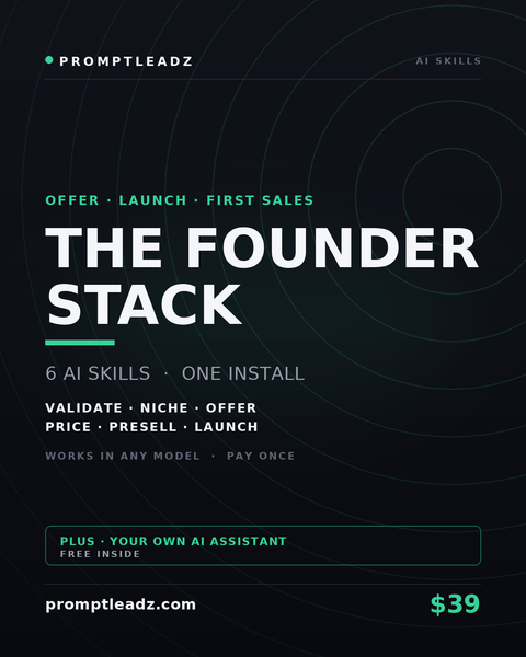 The Founder Stack cover