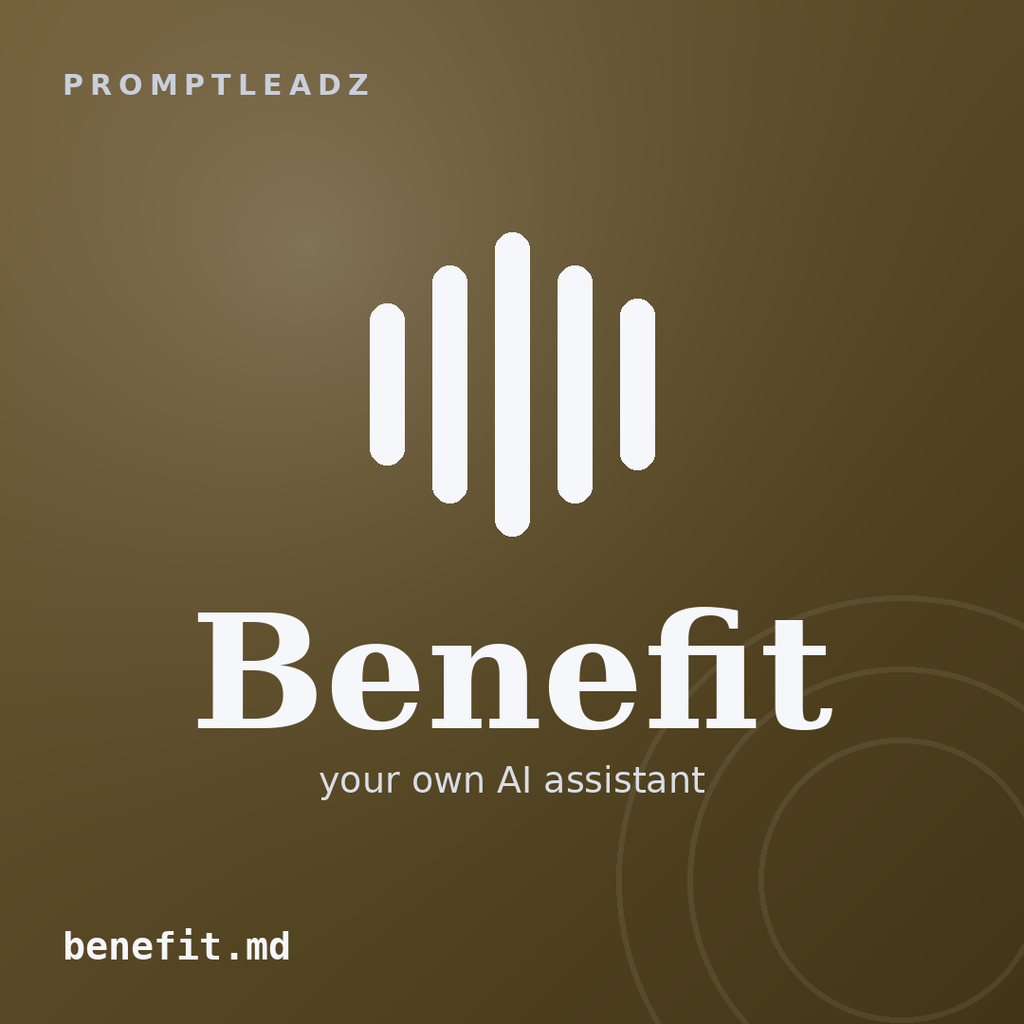 Benefit, your own AI assistant