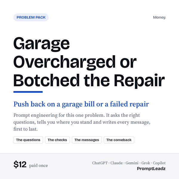 Garage Overcharged or Botched the Repair