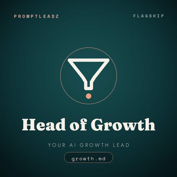 Head of Growth. Your AI growth lead. growth.md