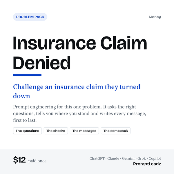 Insurance Claim Denied