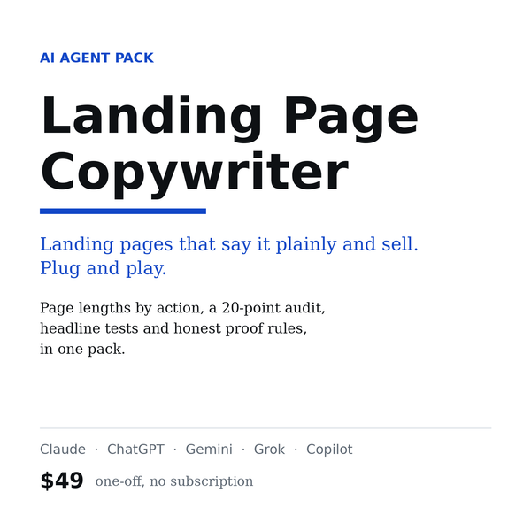 Landing Page Copywriter