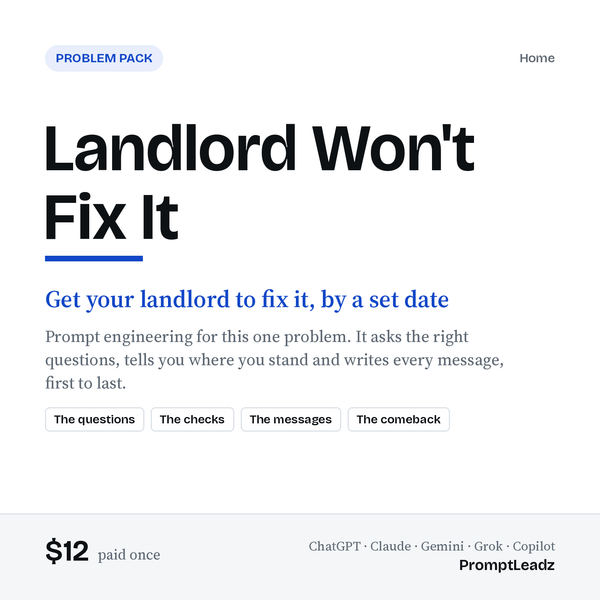 Landlord Won't Fix It