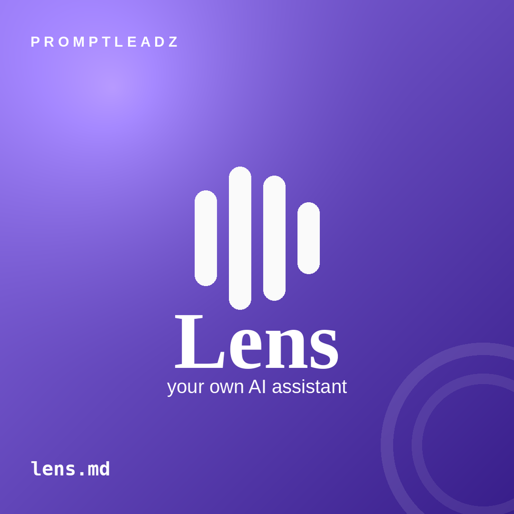 Lens, your own AI assistant for image prompts
