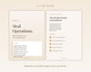 Mental Load Reset inside pages · Domain 01 Meal Operations the system