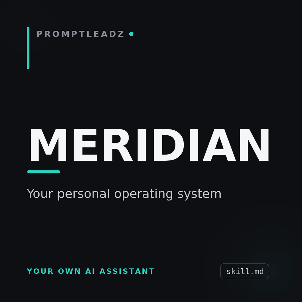 Meridian, your personal operating system