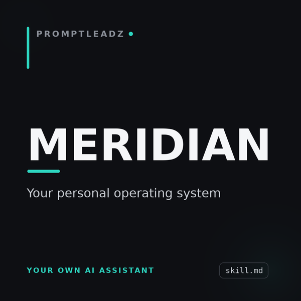 Meridian, your personal operating system
