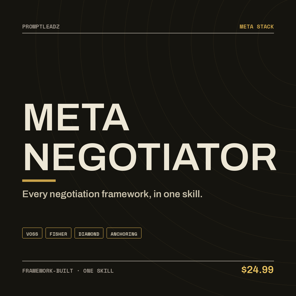 Meta Negotiator
