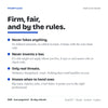 Honesty rules built into the money back kit