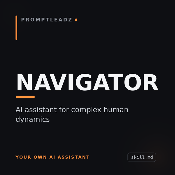 Navigator, your own AI assistant for complex human dynamics