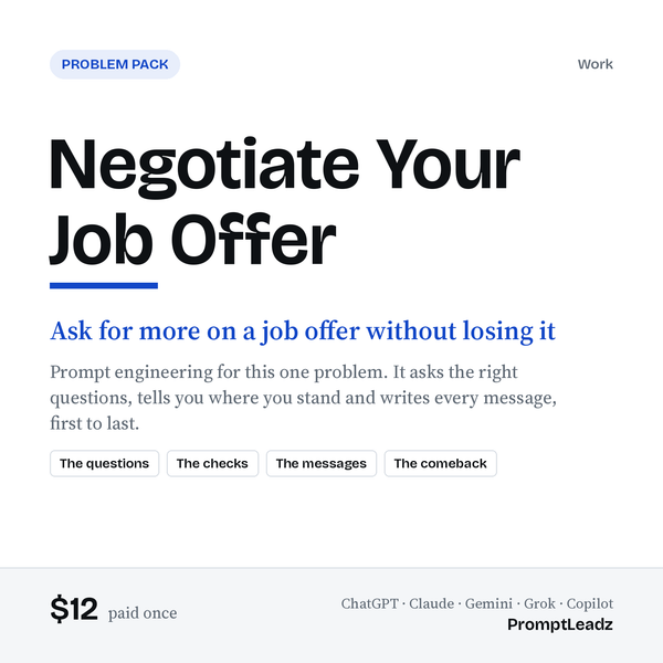 Negotiate Your Job Offer
