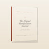 The Aligned Manifestation Journal 3D book mockup with terracotta spine