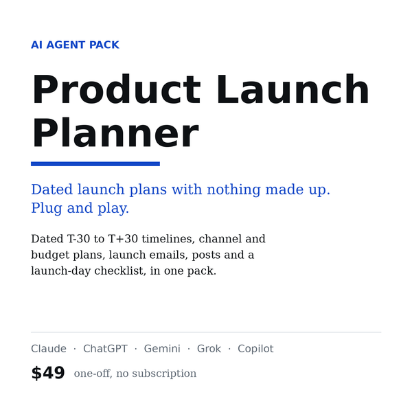 Product Launch Planner