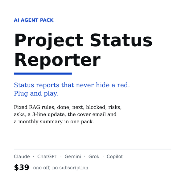 Project Status Reporter