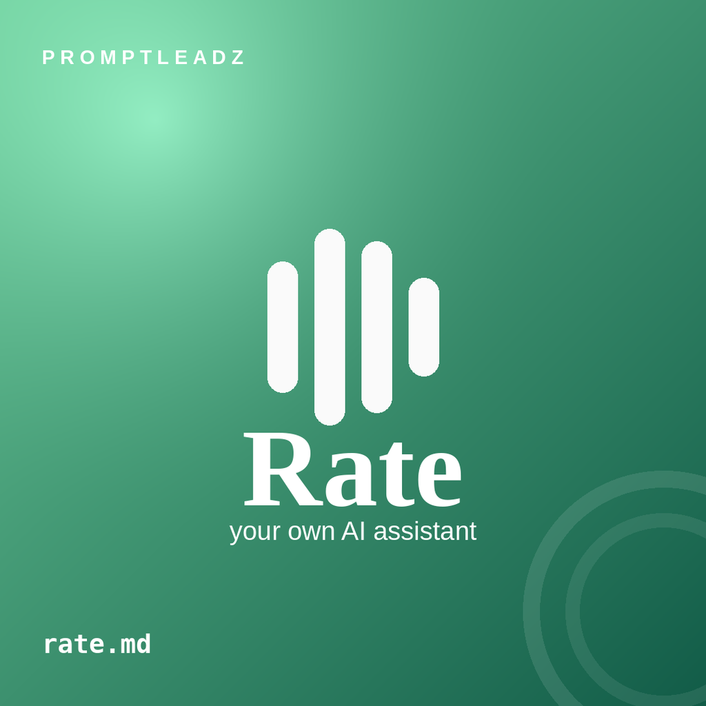 Rate, your own AI pricing assistant
