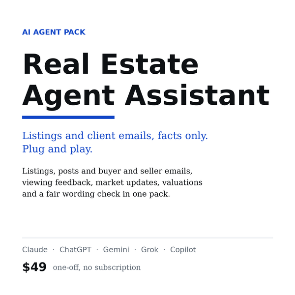 Real Estate Agent Assistant