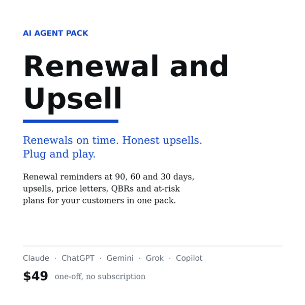 Renewal and Upsell