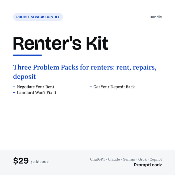 Renter's Kit
