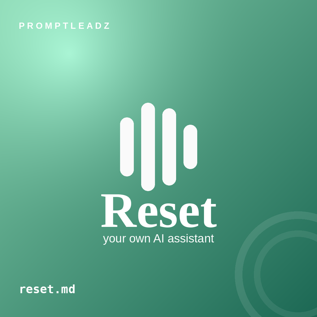 Reset, your own AI assistant for recovering from burnout