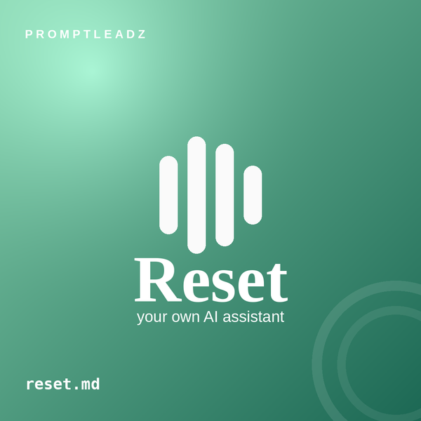 Reset, your own AI assistant for recovering from burnout