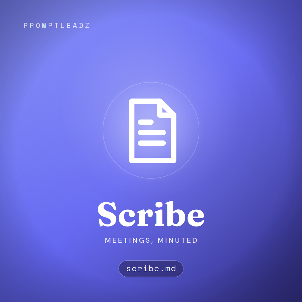 Scribe, a PromptLeadz AI assistant