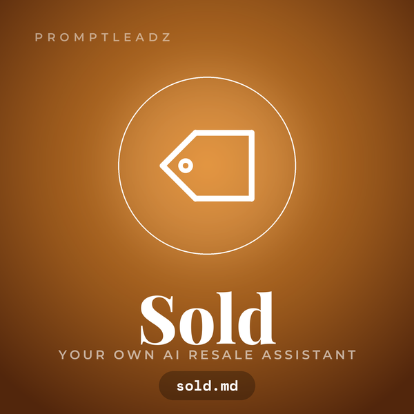 Sold, your own AI resale listing assistant