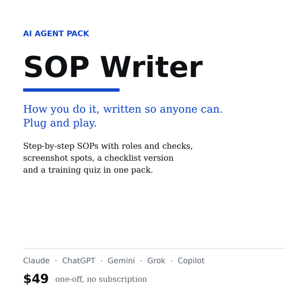 SOP Writer