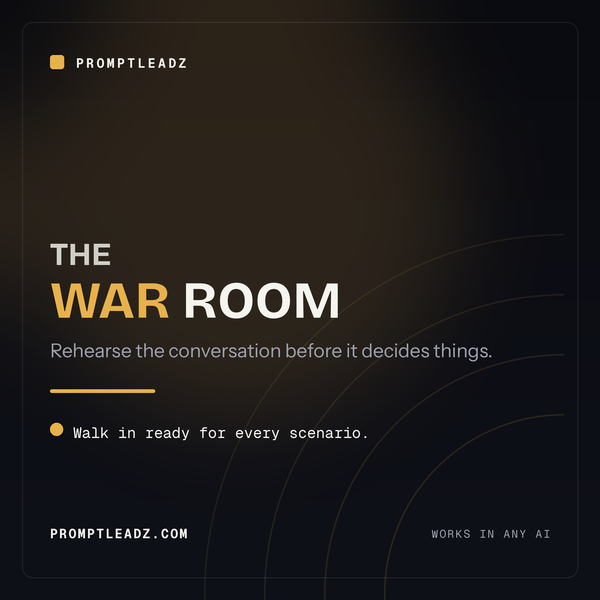 The War Room, a PromptLeadz reasoning engine